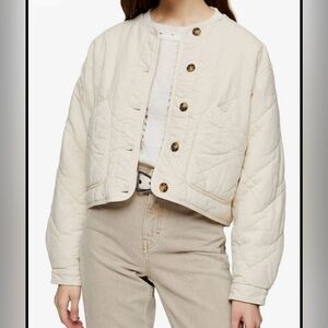 Topshop Bobby Quilted Jacket